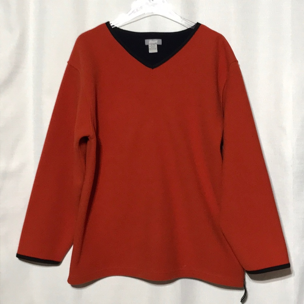 UTILITY Fleece - Orange, Navy